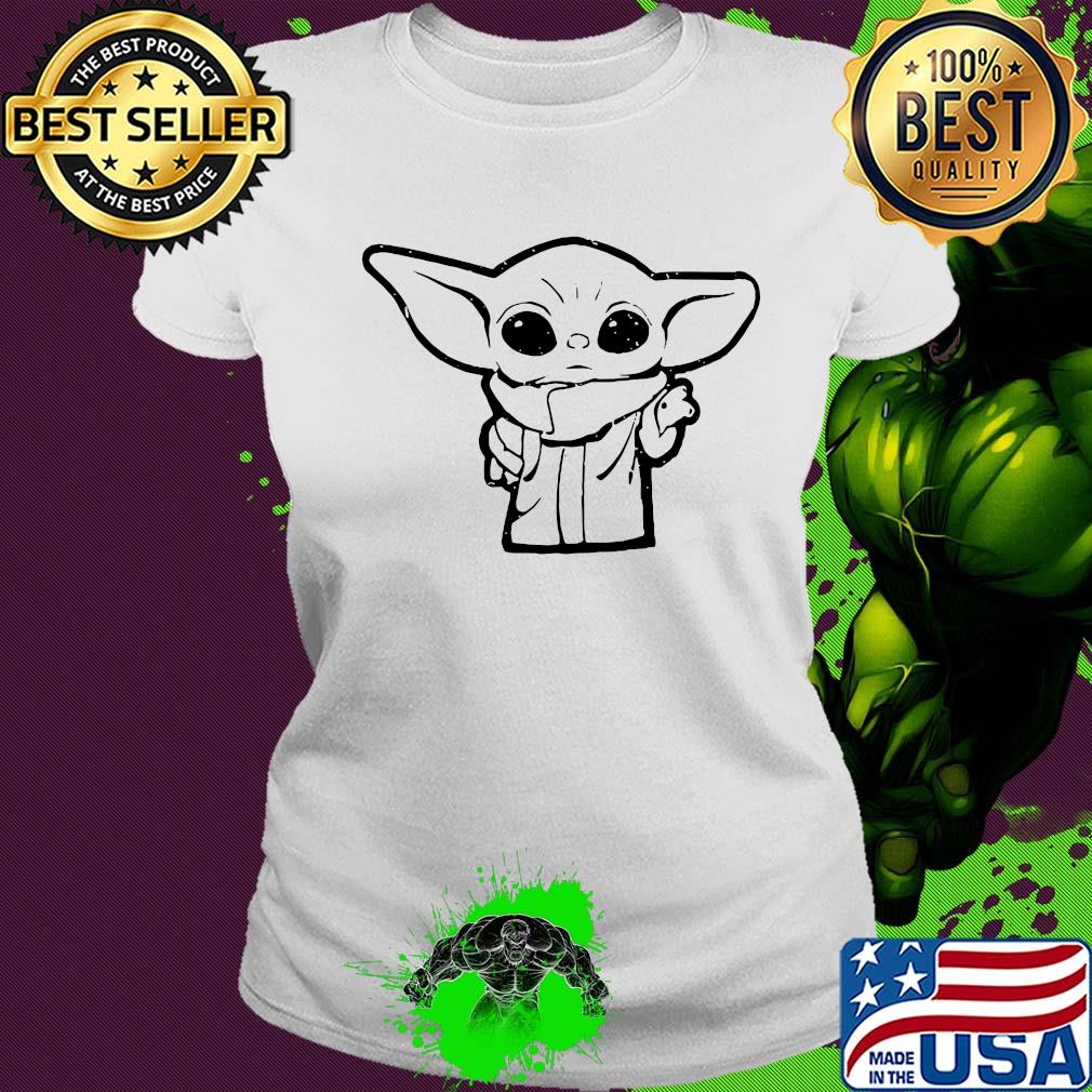 Star wars baby yoda cozy s Ladies tee Star wars baby yoda cozy s Ladies tee