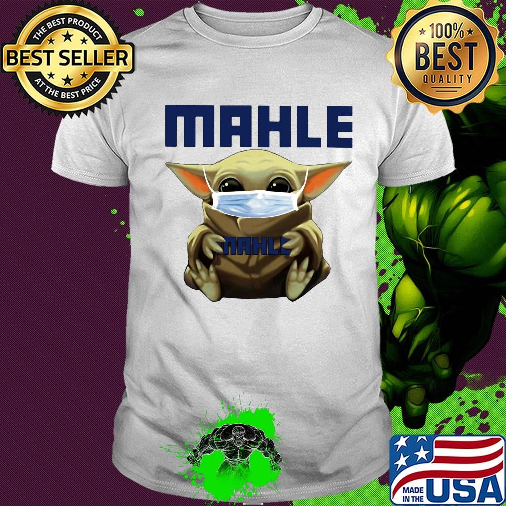 Star wars baby yoda hug mahle mask covid-19 shirt