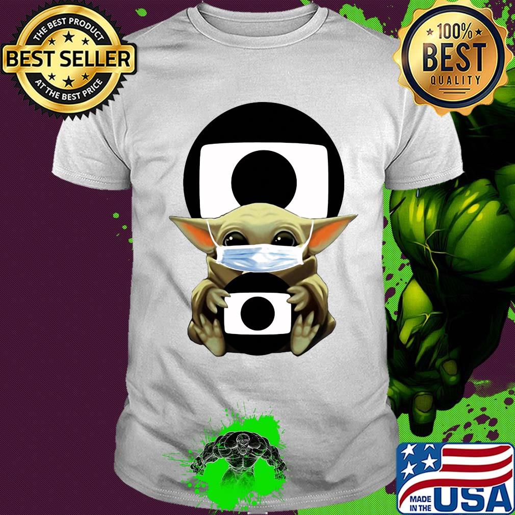 Star wars baby yoda hug rede globo mask covid-19 shirt