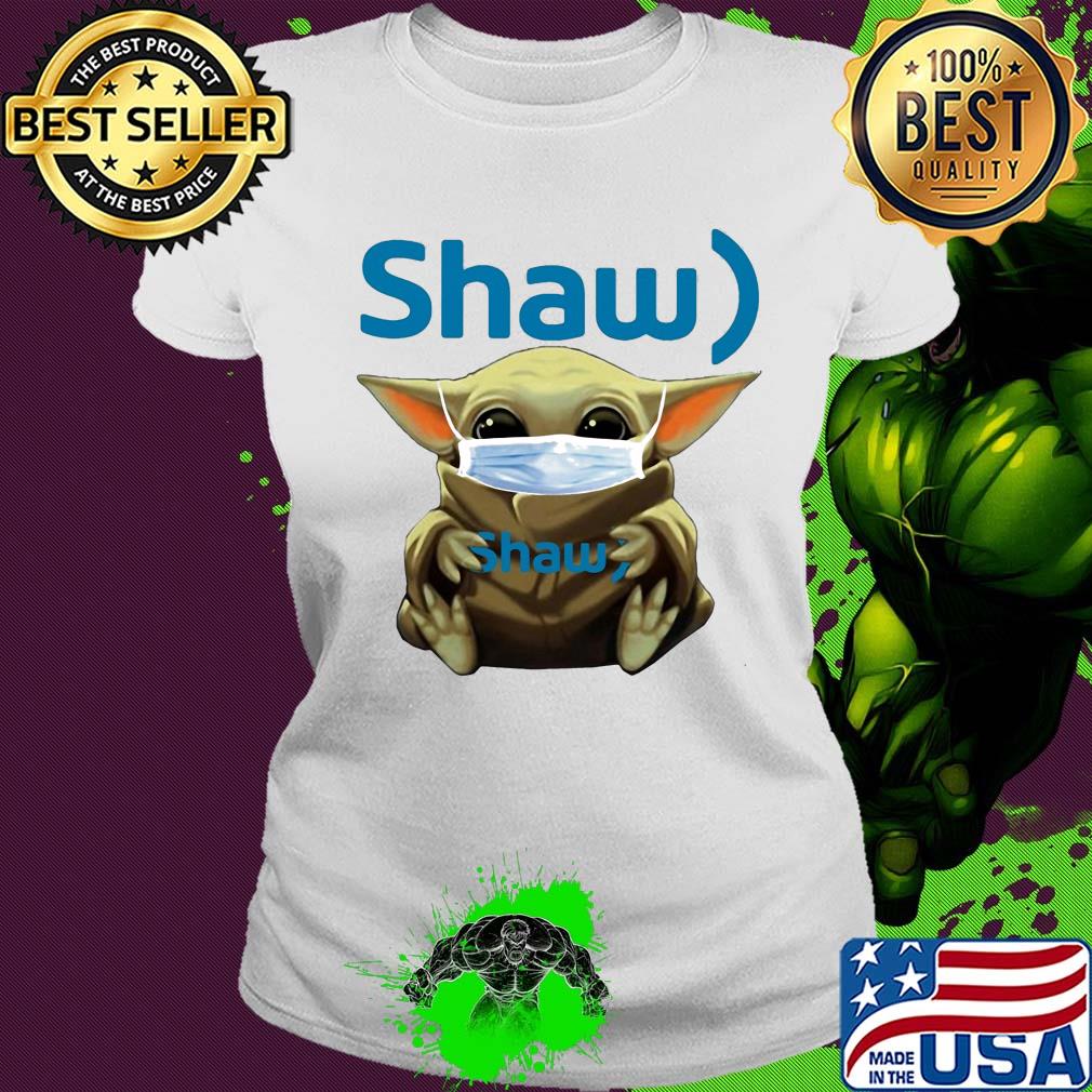 Star wars baby yoda hug shaw mask covid-19 s Ladies tee Star wars baby yoda hug shaw mask covid-19 s Ladies tee