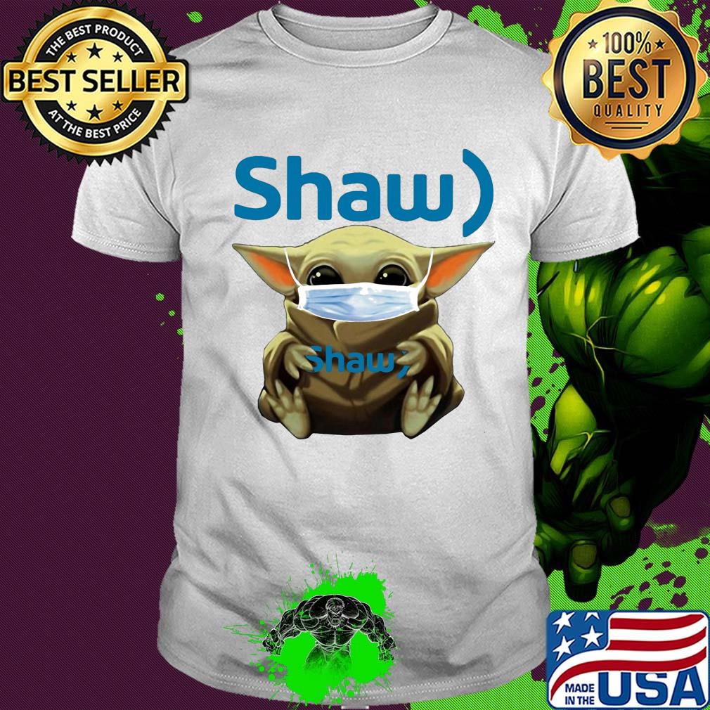 Star wars baby yoda hug shaw mask covid-19 shirt