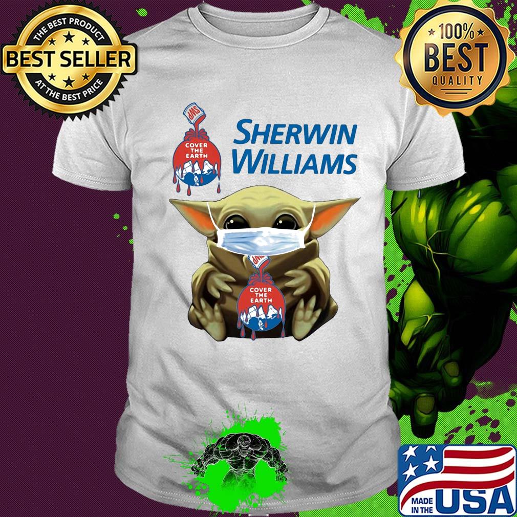 Star wars baby yoda hug sherwin williams covid-19 shirt
