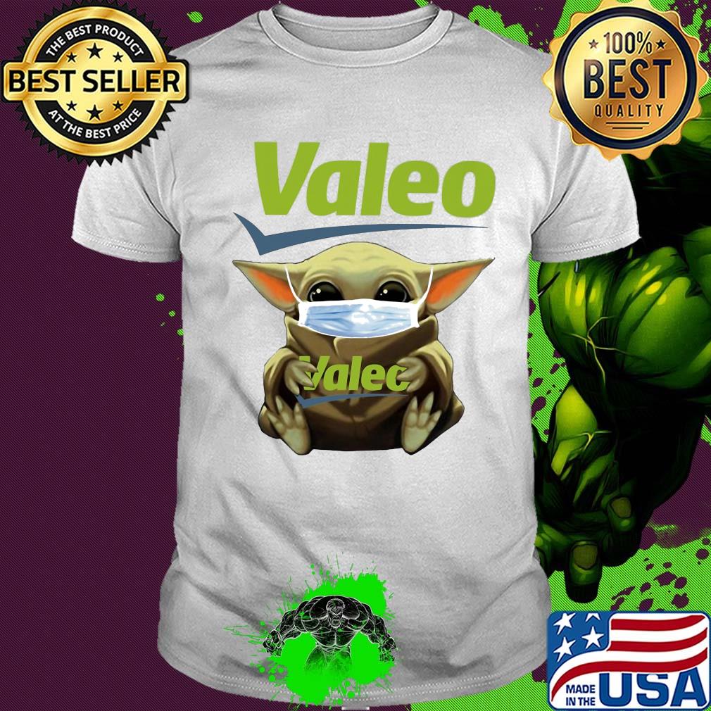 Star wars baby yoda hug valeo mask covid-19 shirt