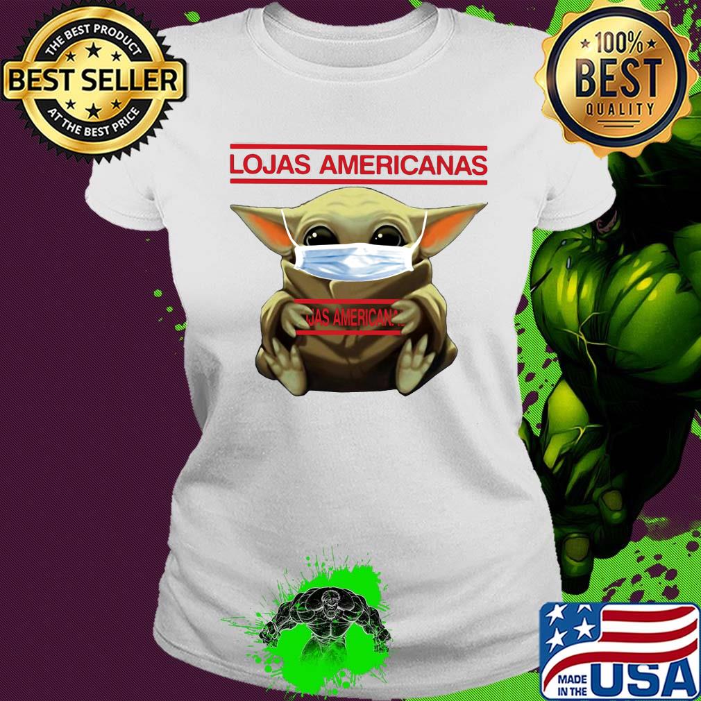 Star wars baby yoda mask hug lojas americanas s Ladies tee Star wars baby yoda mask hug lojas americanas s Ladies tee