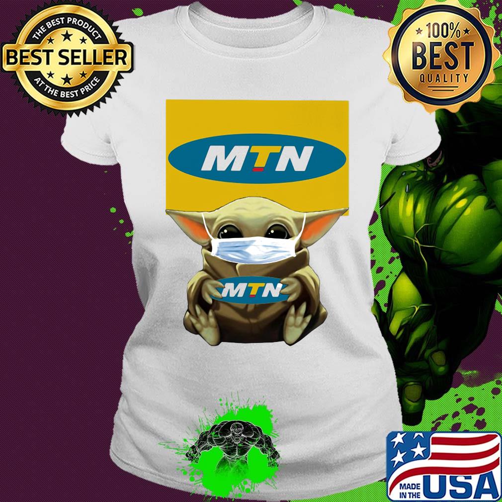 Star wars baby yoda mask hug mtn s Ladies tee Star wars baby yoda mask hug mtn s Ladies tee