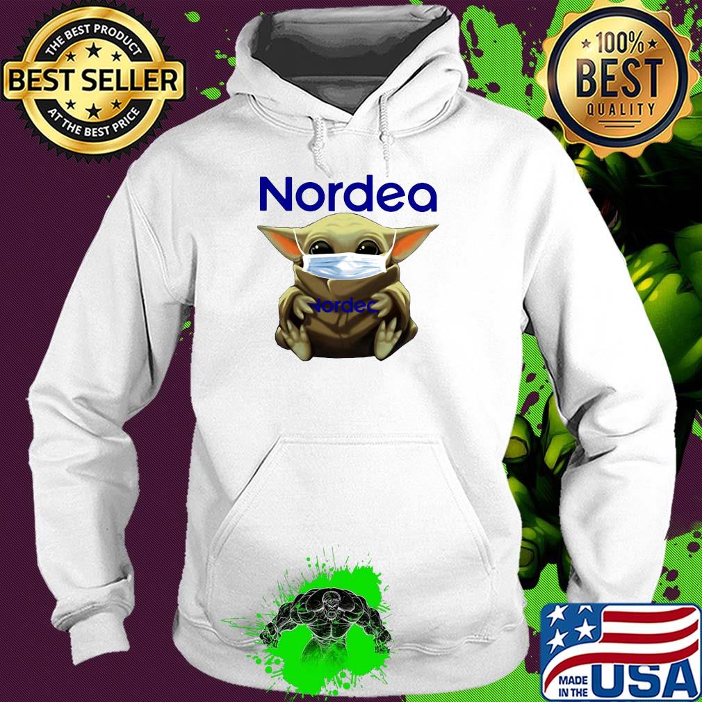 Star wars baby yoda mask hug nordea s Hoodie Star wars baby yoda mask hug nordea s Hoodie