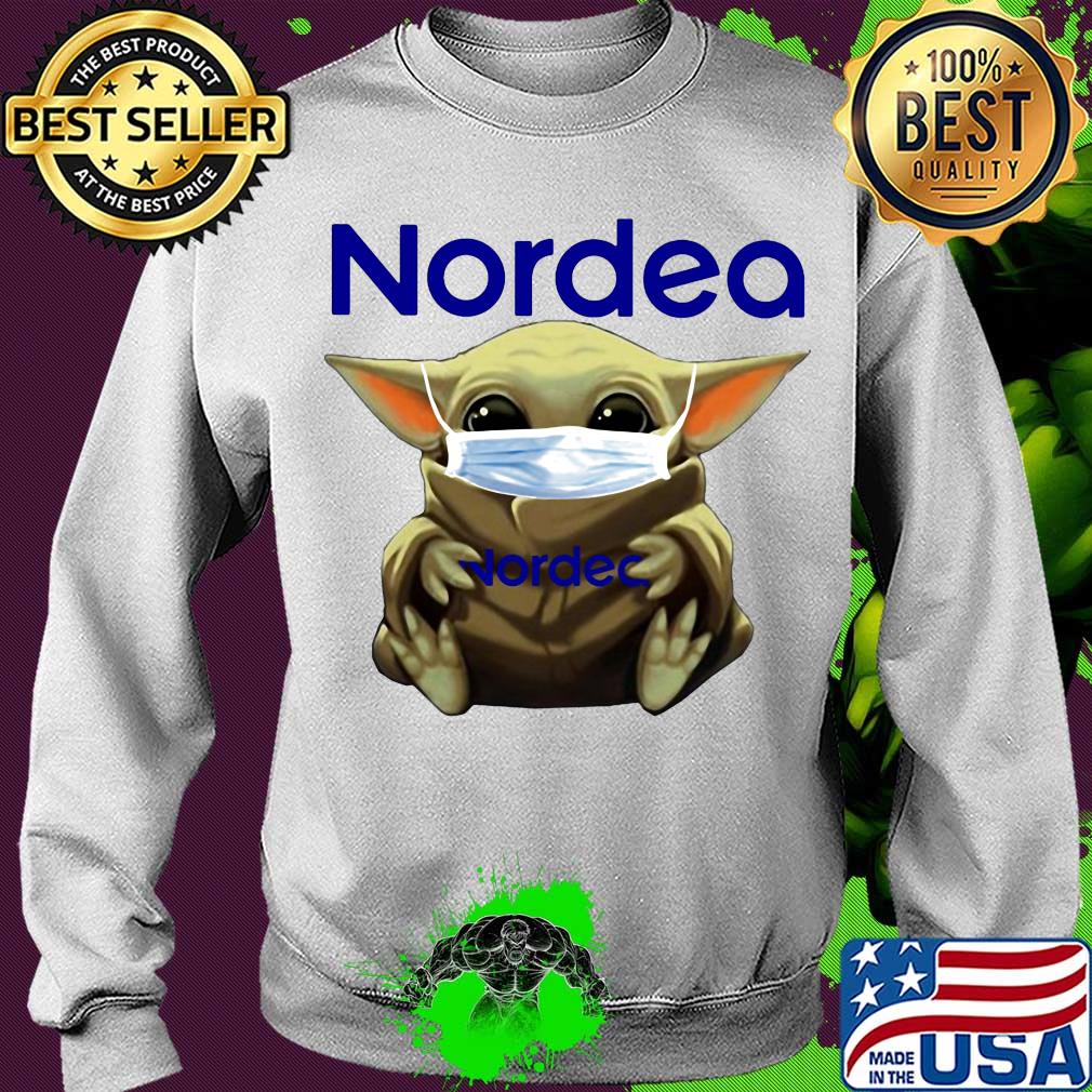 Star wars baby yoda mask hug nordea s Sweater Star wars baby yoda mask hug nordea s Sweater