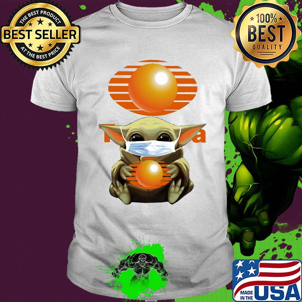 Star wars baby yoda mask hug televisa shirt Star wars baby yoda mask hug televisa shirt