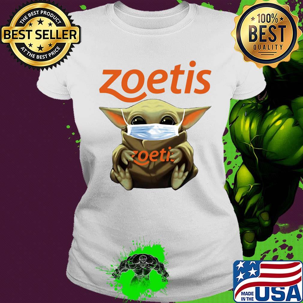 Star wars baby yoda mask hug zoetis s Ladies tee Star wars baby yoda mask hug zoetis s Ladies tee