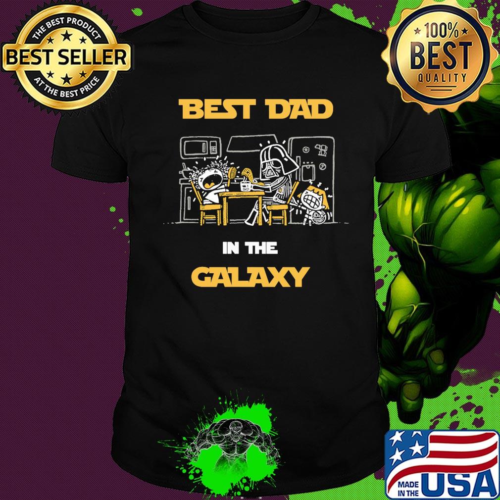 Star wars darth vader and baby best dad in the galaxy shirt