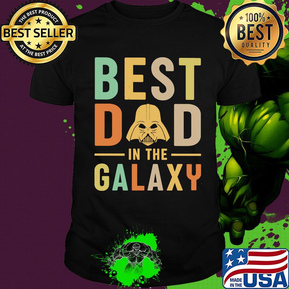 Star wars darth vader best dad in the galaxy vintage shirt