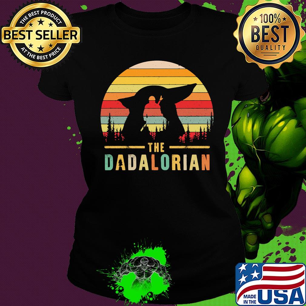 Star wars the dadalorian baby yoda vintage s Ladies tee Star wars the dadalorian baby yoda vintage s Ladies tee