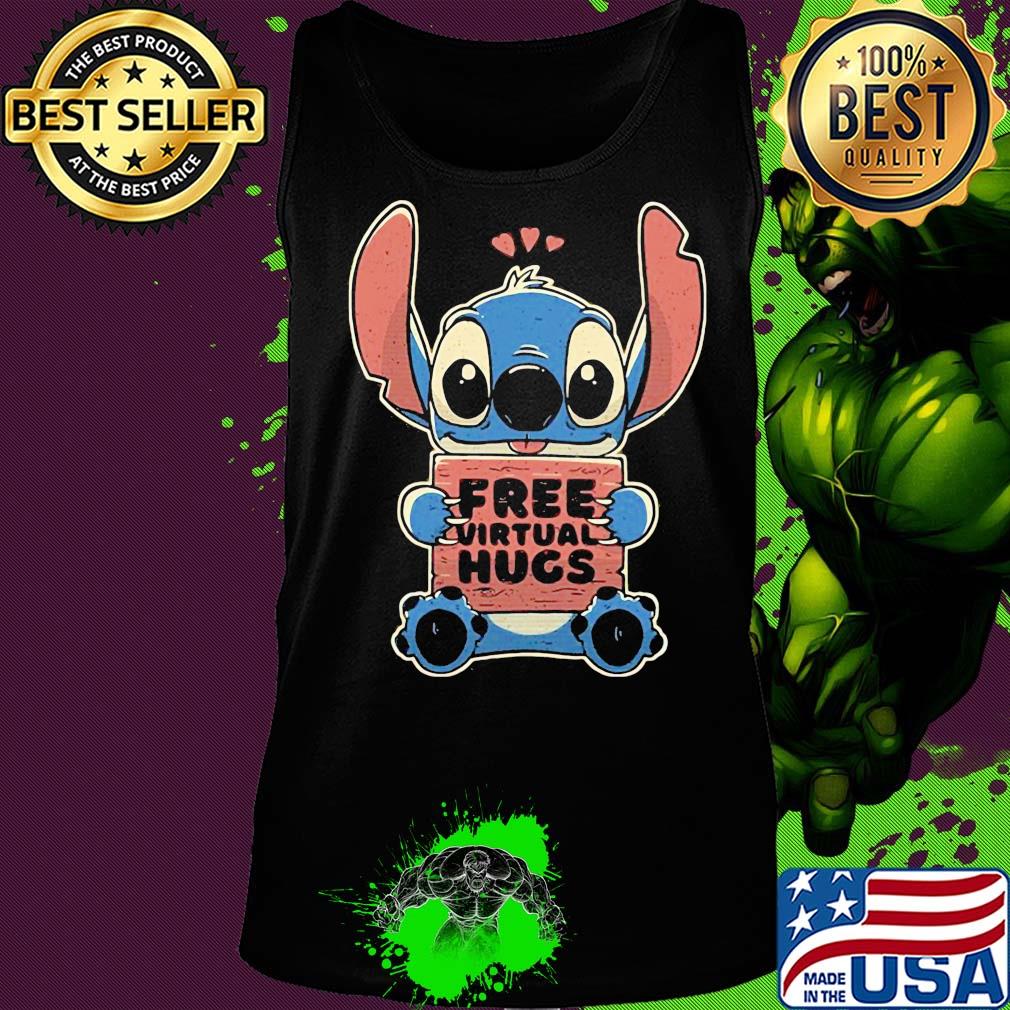 Stitch free virtual hugs heart s Tank top Stitch free virtual hugs heart s Tank top