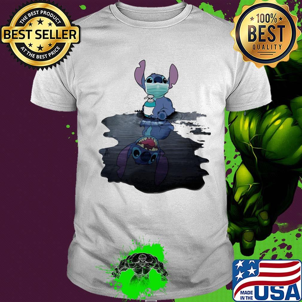 Stitch mask hug soap domestic mirror stitch smile shirt