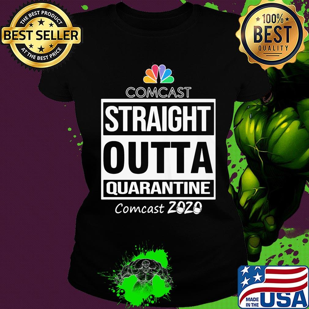 Straight outta quarantine comcast 2020 mask s Ladies tee Straight outta quarantine comcast 2020 mask s Ladies tee