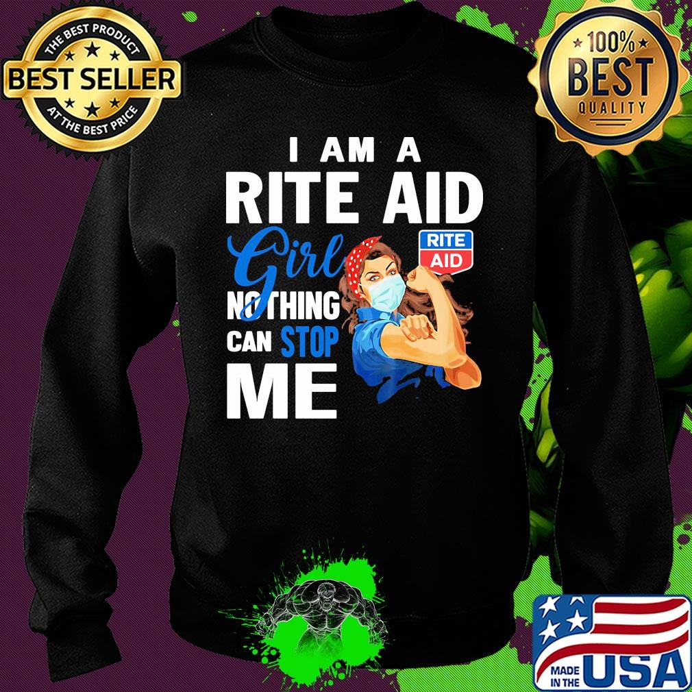 Strong woman mask I am a rite aid girl nothing can stop me s Sweater Strong woman mask I am a rite aid girl nothing can stop me s Sweater