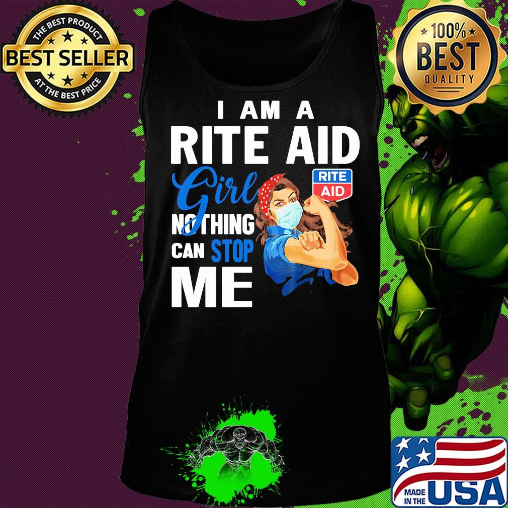 Strong woman mask I am a rite aid girl nothing can stop me s Tank top Strong woman mask I am a rite aid girl nothing can stop me s Tank top