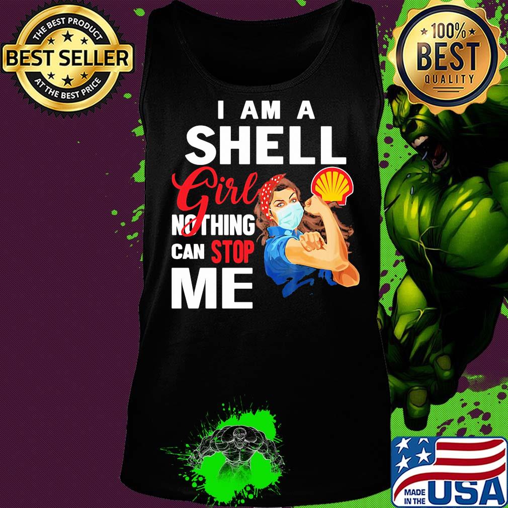Strong woman mask I am a shell girl nothing can stop me s Tank top Strong woman mask I am a shell girl nothing can stop me s Tank top