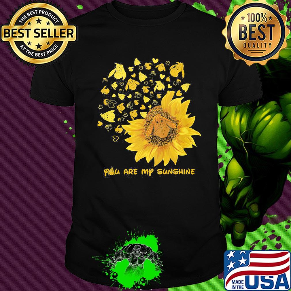 Sunflower eeyore donkey you are my sunshine shirt