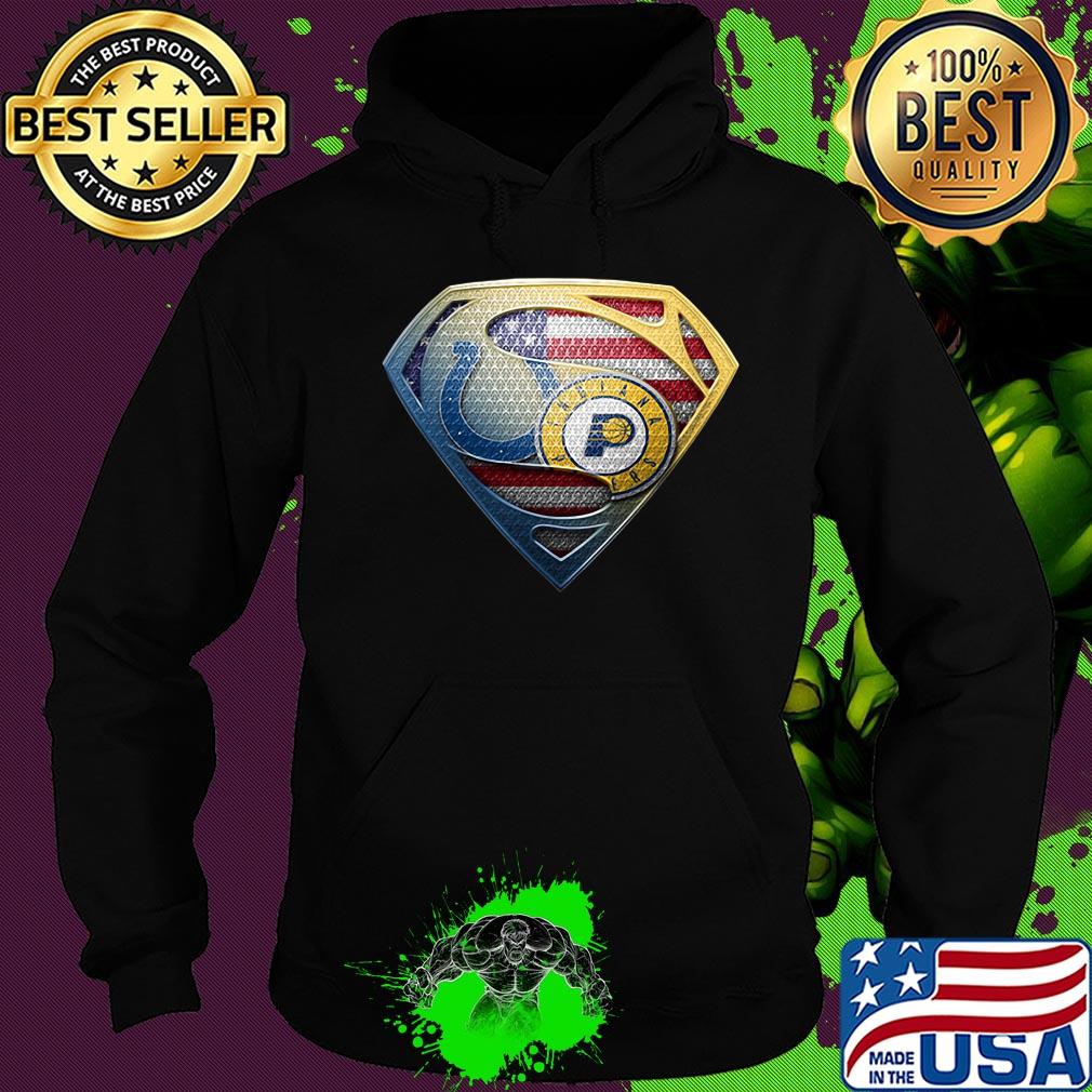 Superman boise state and indiana pacers american flag independence day s Hoodie Superman boise state and indiana pacers american flag independence day s Hoodie