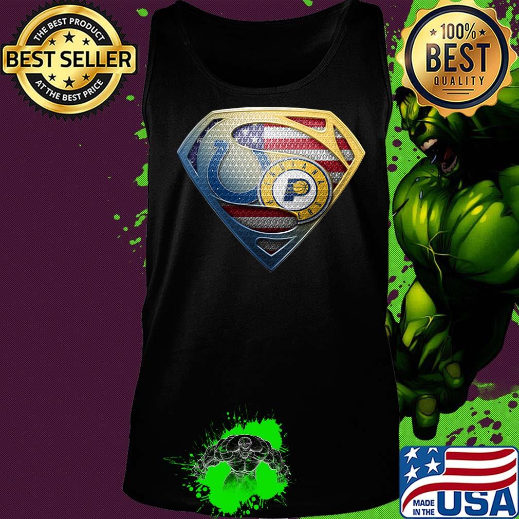 Superman boise state and indiana pacers american flag independence day s Tank top Superman boise state and indiana pacers american flag independence day s Tank top