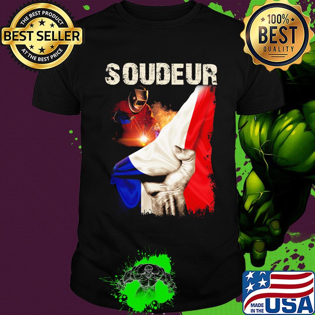 Superman Soudeur France Flag Shirt