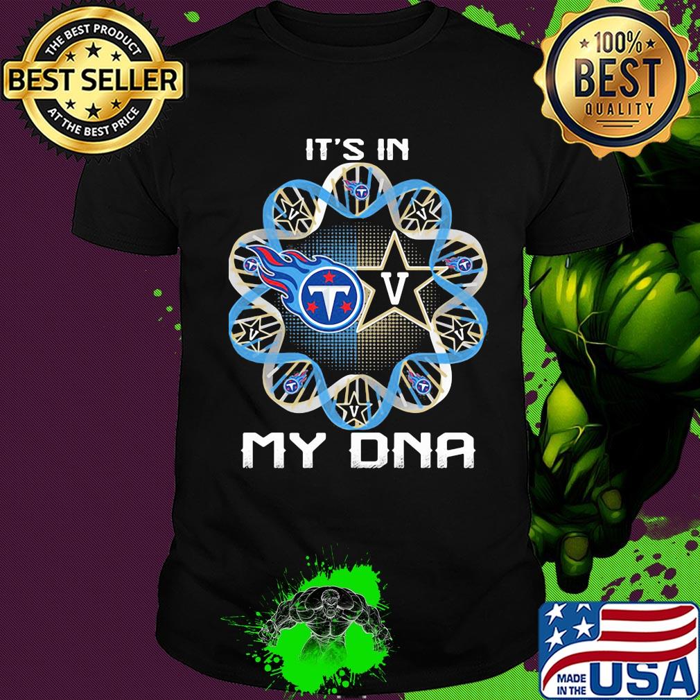 Tennessee titans vs v star college it’s in my dna shirt