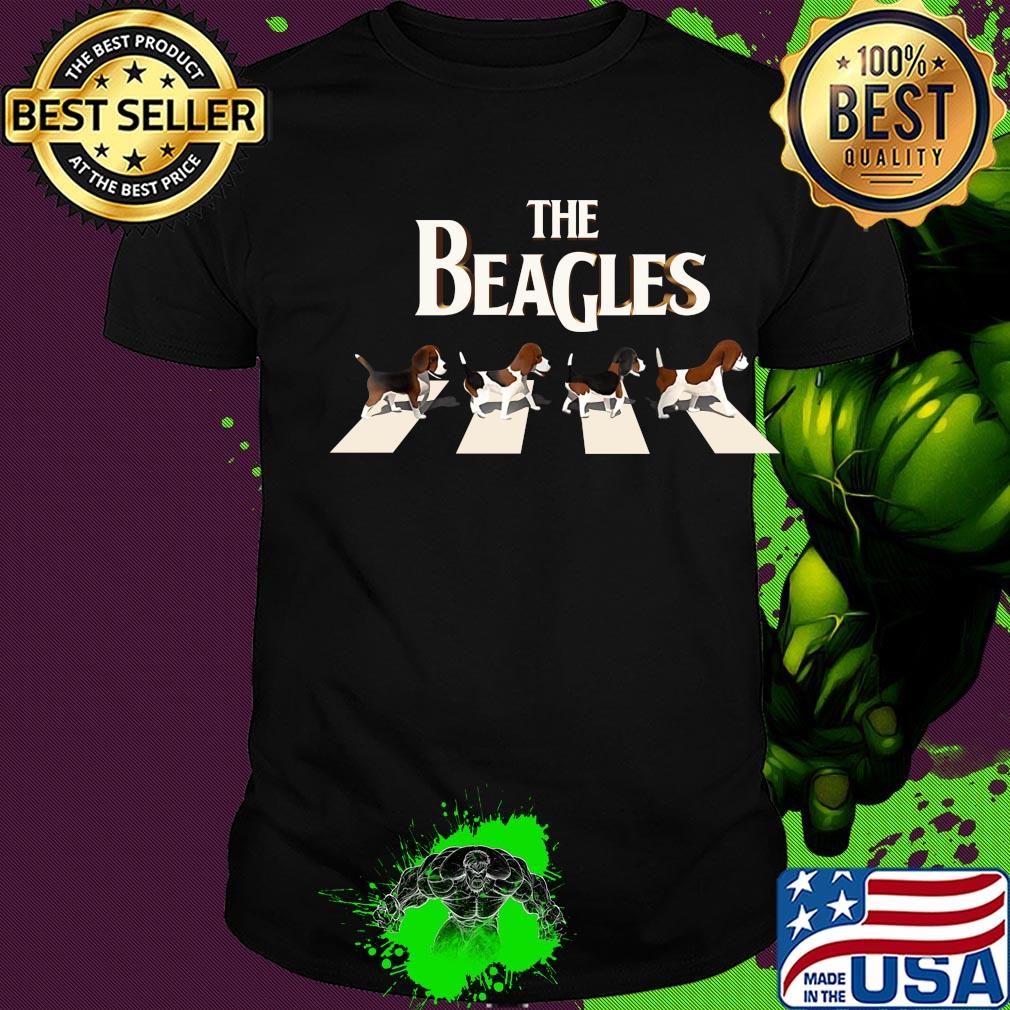 The beagles Dog abbey road shirt