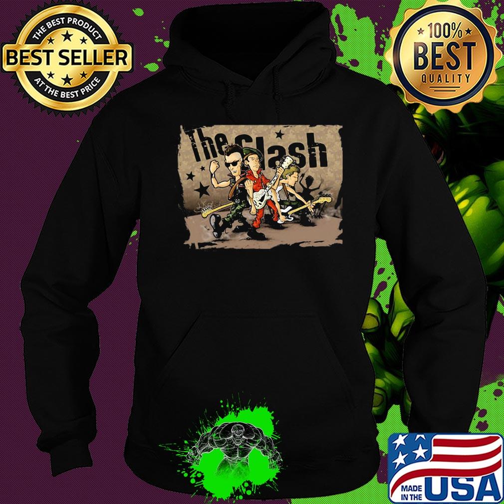 The clash band cartoon s Hoodie The clash band cartoon s Hoodie