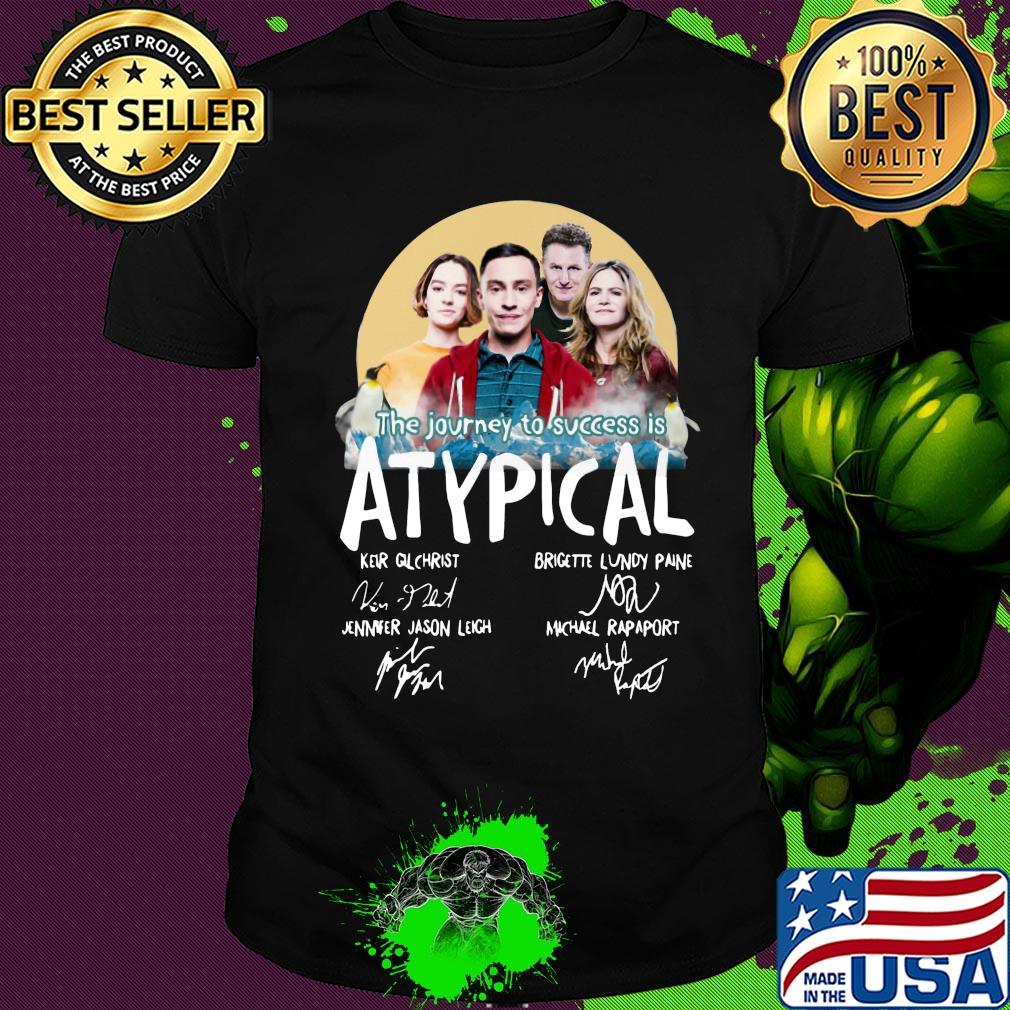 The journey to success is atypical signatures shirt