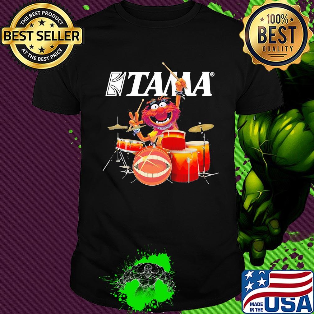 The muppet show animal playing tama drumsshirt