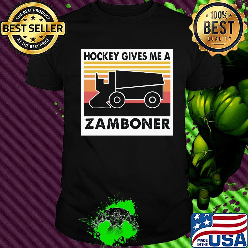 Truck hockey gives me a zamboner vintage shirt