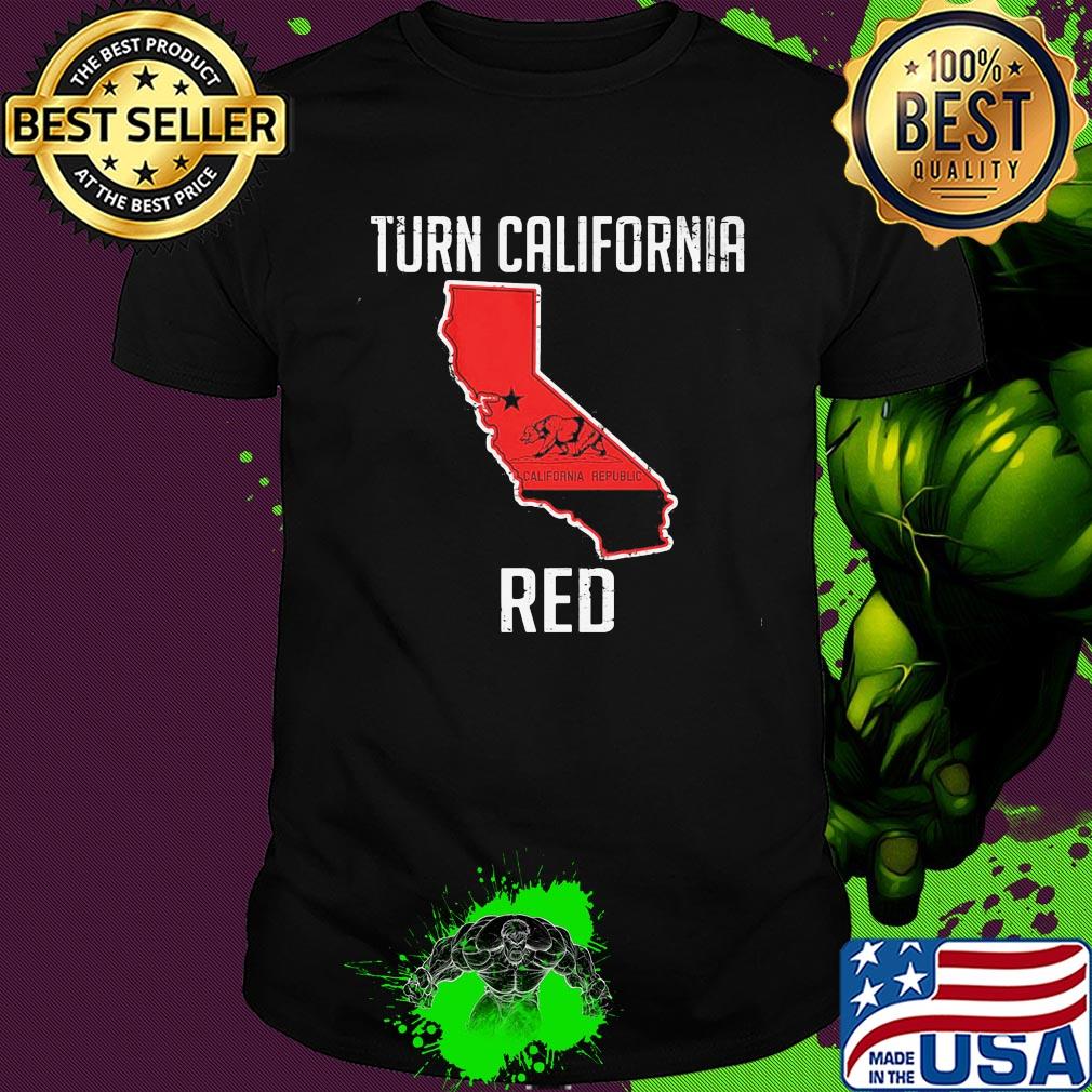 Turn california red flag shirt