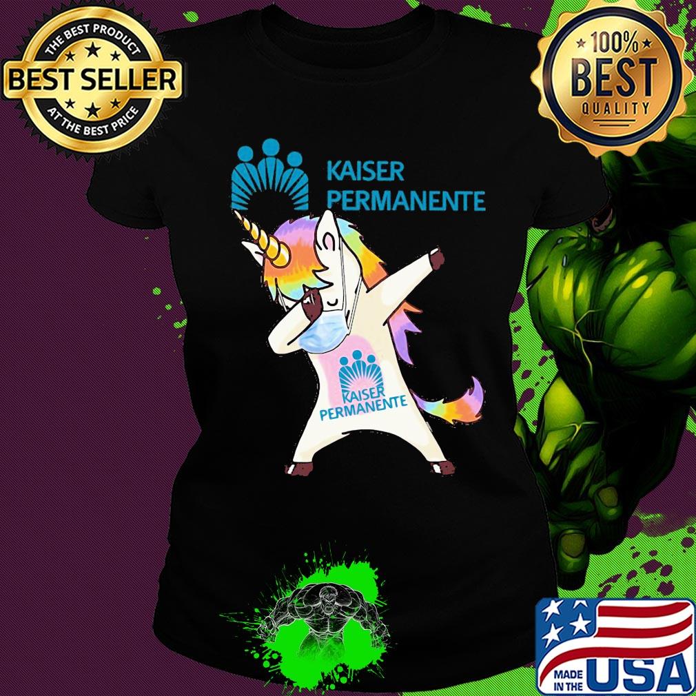 Unicorn mask dabbing kaiser permanente s Ladies tee Unicorn mask dabbing kaiser permanente s Ladies tee