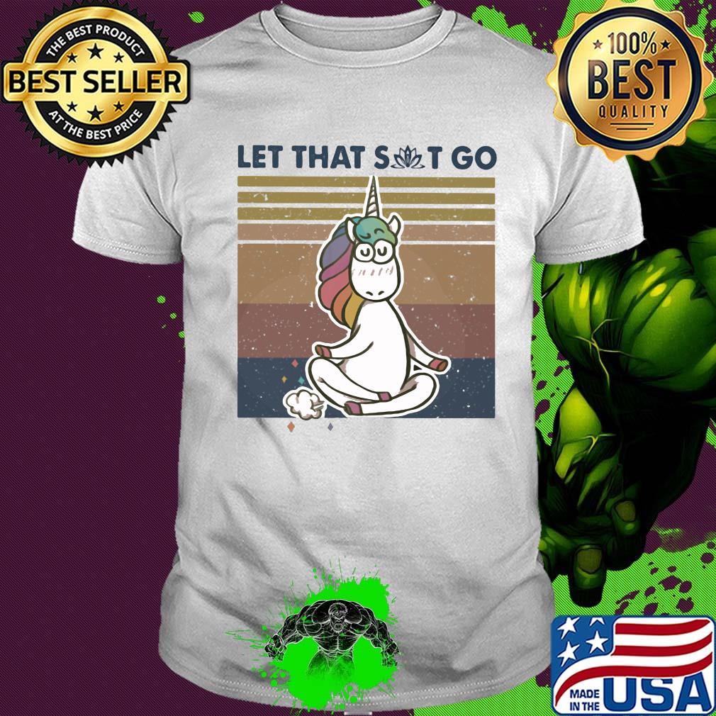 Unicorn yoda chill let that shut go vintage shirt