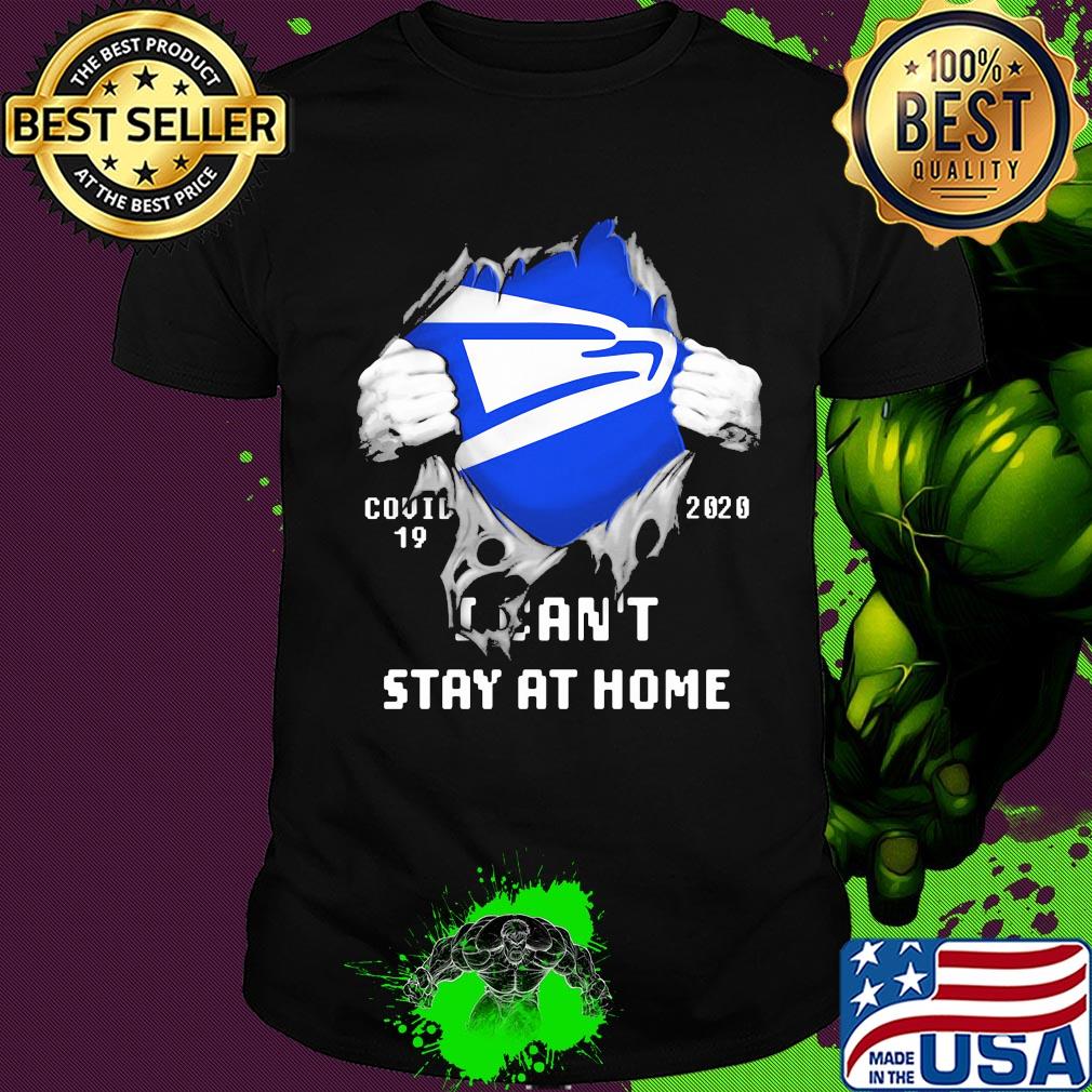 United States Postal Service I can't stay at home covid-19 2020 hand shirt