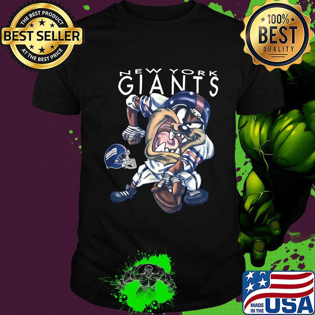 Vintage 1996 NFL New York Giants TAZ Looney Tunes Shirt