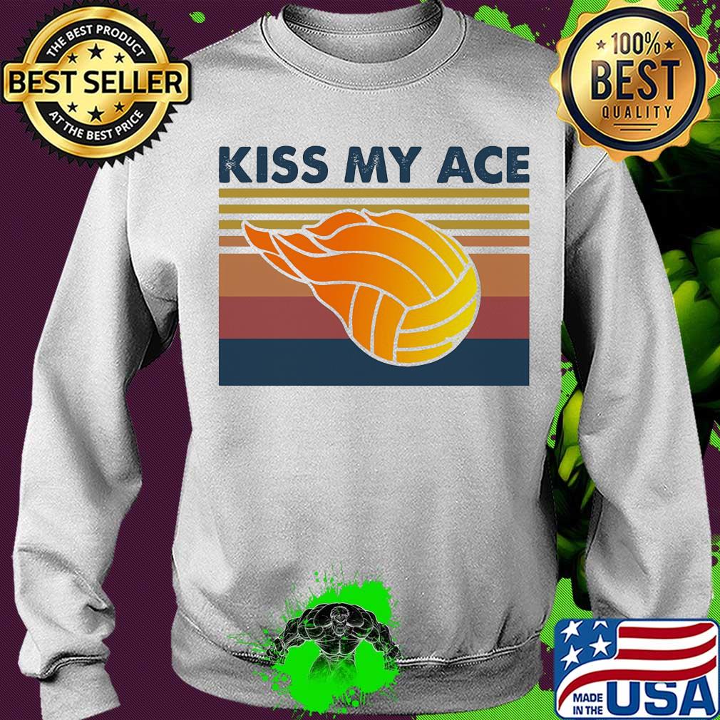 Volleyball kiss my ace vintage s Sweater Volleyball kiss my ace vintage s Sweater