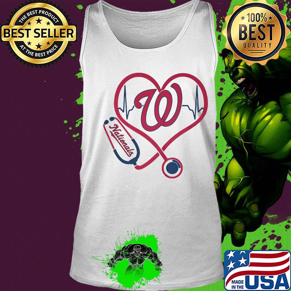 Washington nationals baseball stethoscope heart s Tank top Washington nationals baseball stethoscope heart s Tank top