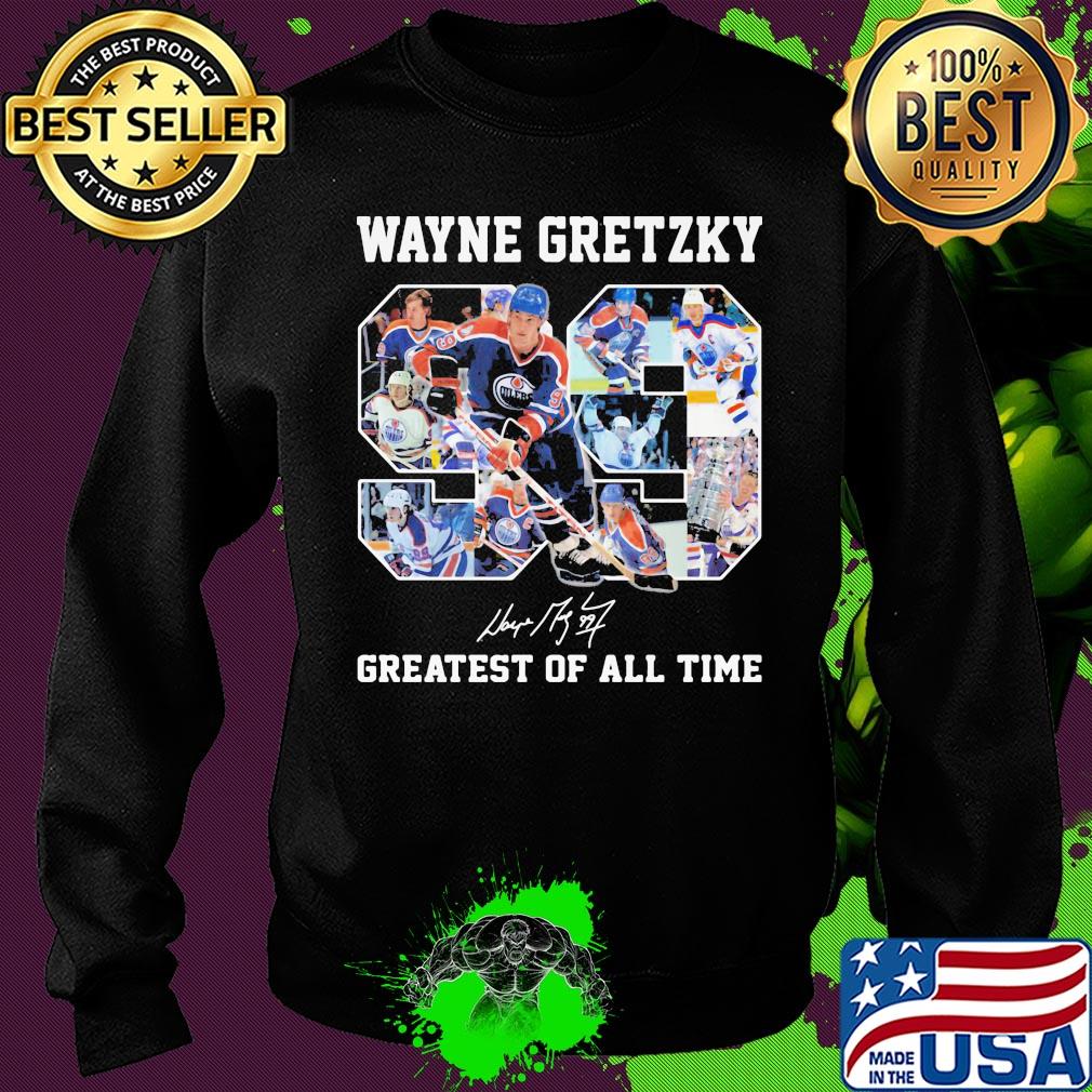 Wayne gretzky 98 greatest of all time signature s Sweater Wayne gretzky 98 greatest of all time signature s Sweater