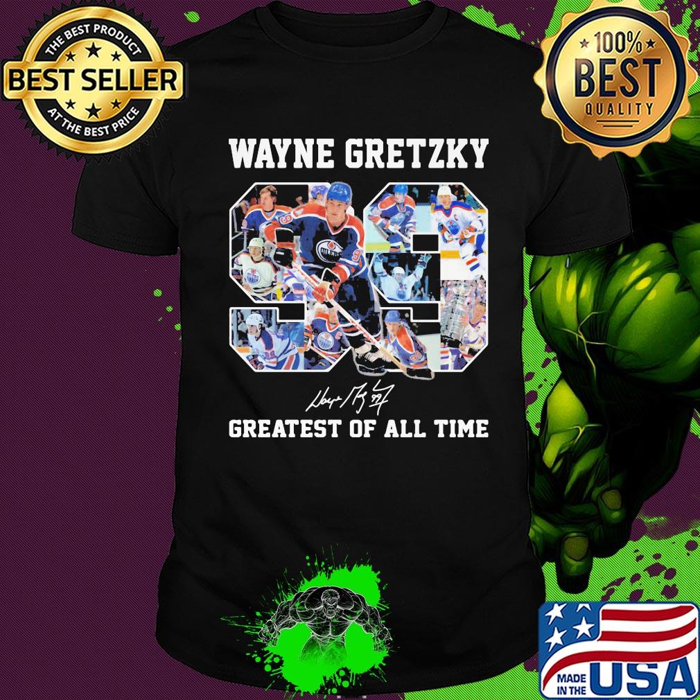 Wayne gretzky 98 greatest of all time signature shirt