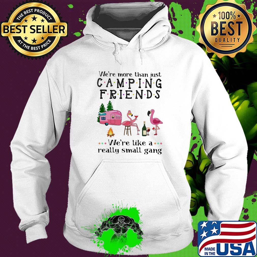 We're more than just camping friends we're like a really small gang Flamingo s Hoodie We're more than just camping friends we're like a really small gang Flamingo s Hoodie