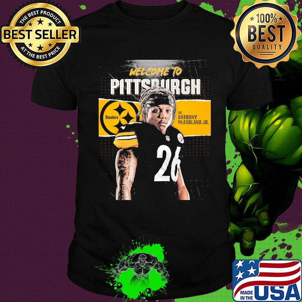 Welcome to pittsburgh steelers football team rb anthony mcfarland jr shirt