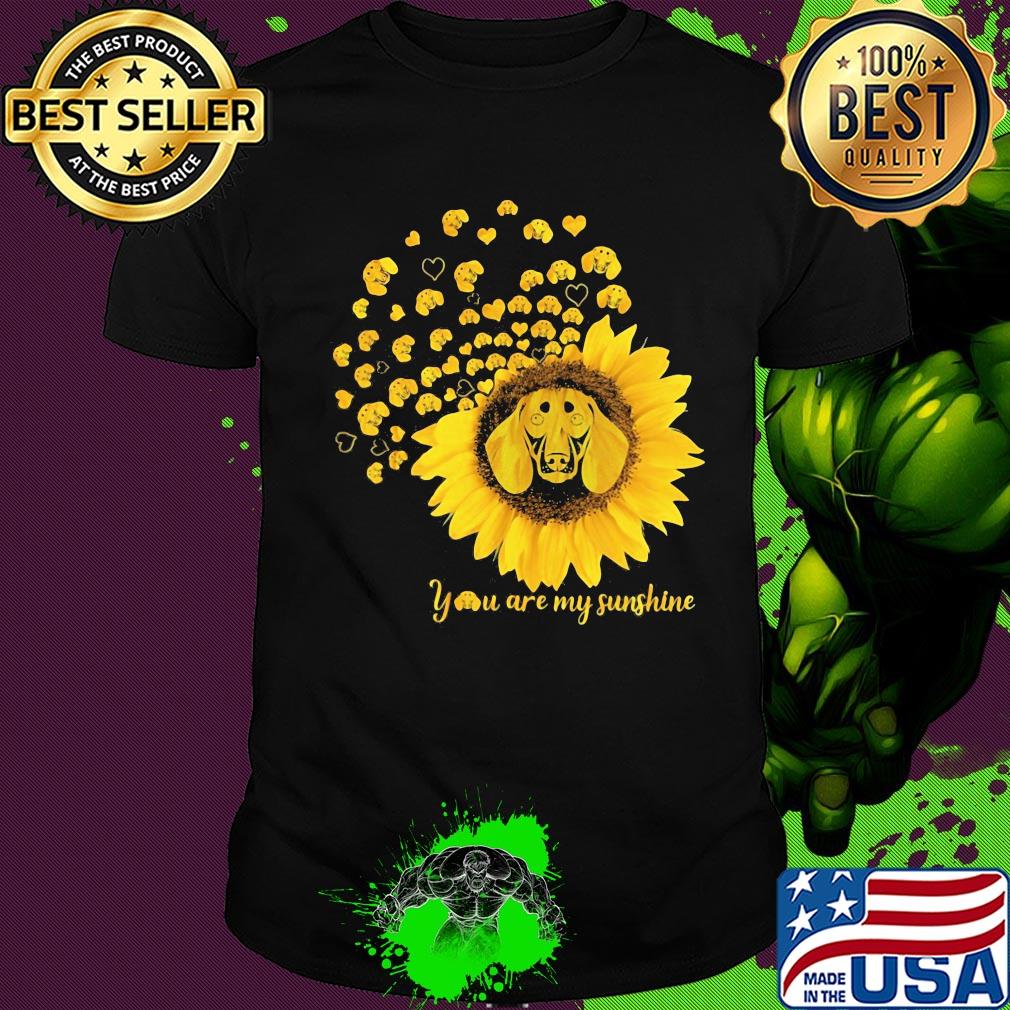 You are my sunshine sunflower dachshund shirt