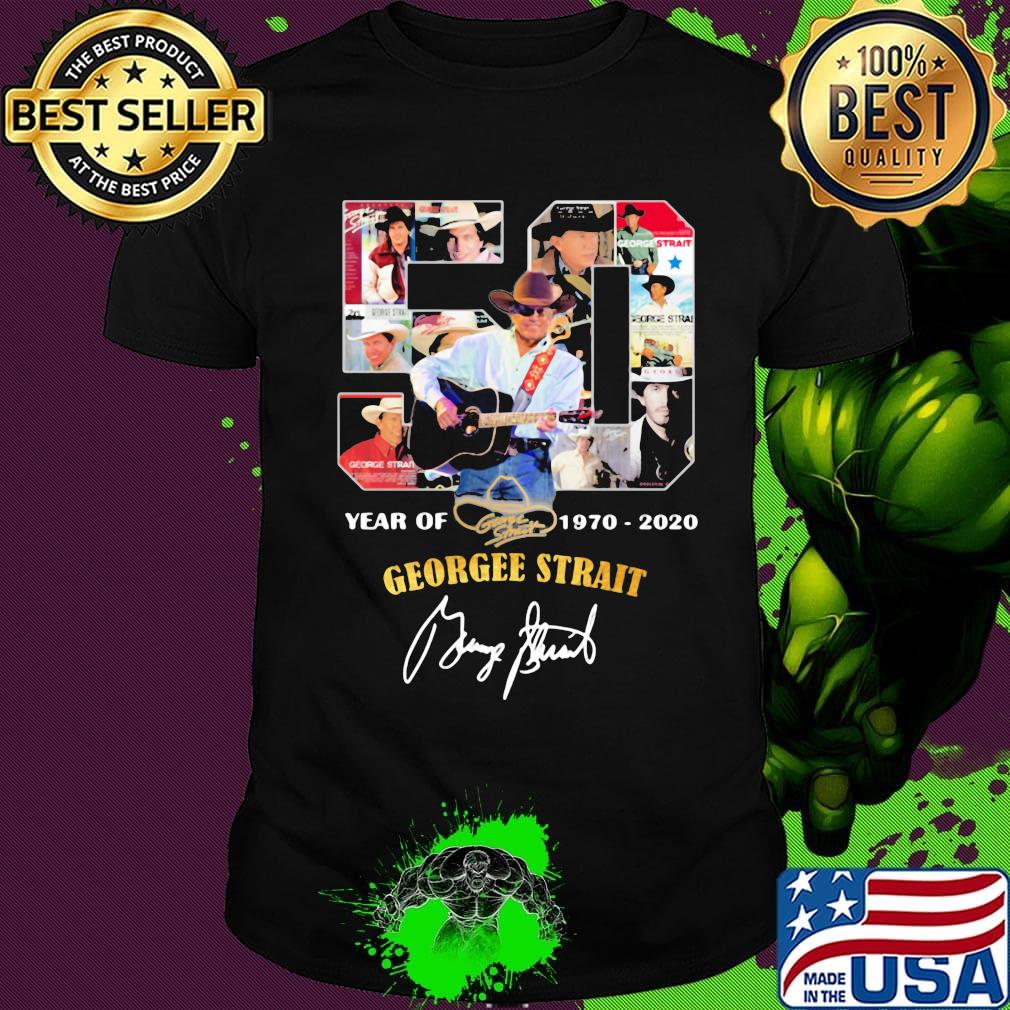50 year of 1970 2020 george strait signature shirt