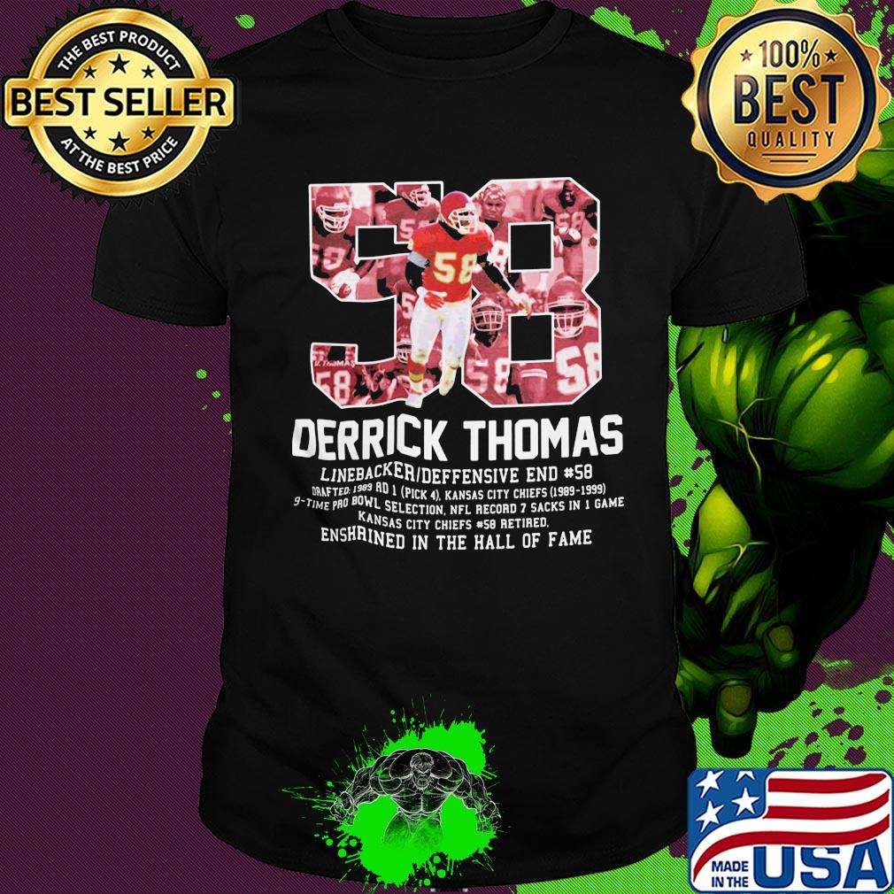 58 derrick thomas kansas city football linebacker jersey shirt 58 derrick thomas kansas city football linebacker jersey shirt