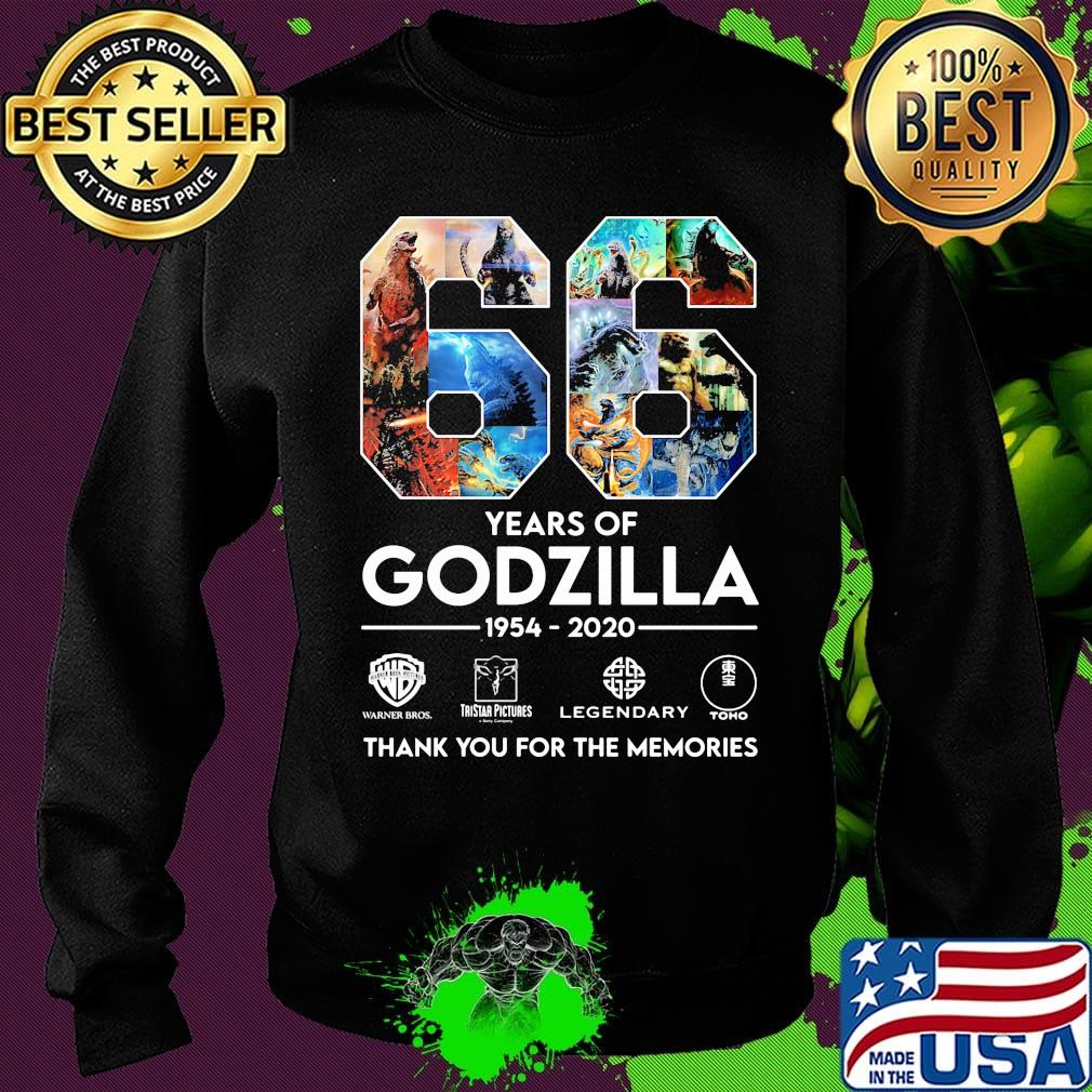 66 years of godzilla 1954 2020 thank you for the memories s Sweater 66 years of godzilla 1954 2020 thank you for the memories s Sweater