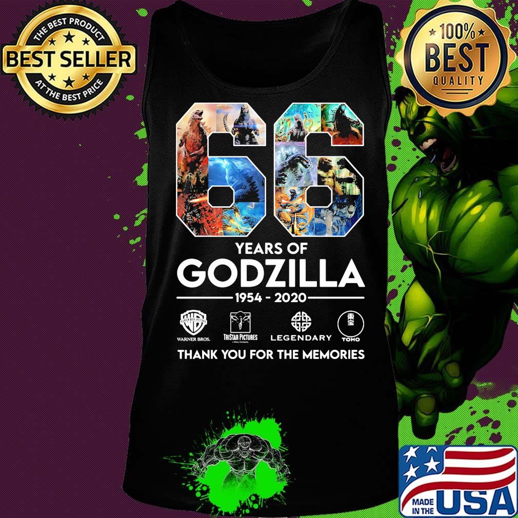 66 years of godzilla 1954 2020 thank you for the memories s Tank top 66 years of godzilla 1954 2020 thank you for the memories s Tank top