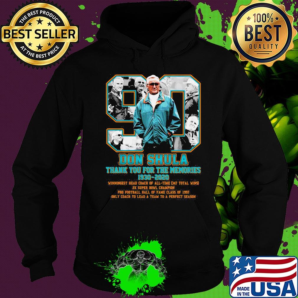 90 don coach shula thank you for the memories 1930-2020 miami dolphins football s Hoodie 90 don coach shula thank you for the memories 1930-2020 miami dolphins football s Hoodie