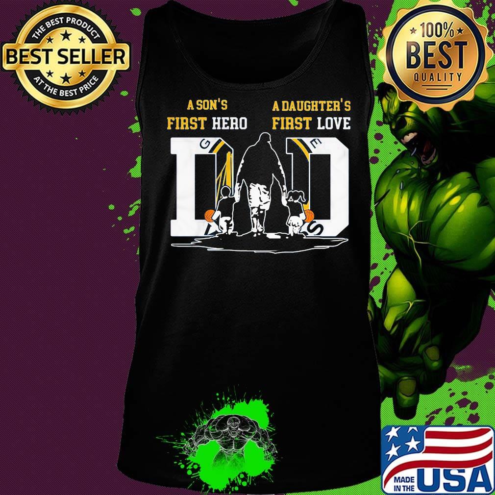 A son's first hero a daughter's first love dad golden state basketball happy father's day s Tank top A son's first hero a daughter's first love dad golden state basketball happy father's day s Tank top